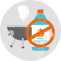 Grillen ohne Spiritus Button 2